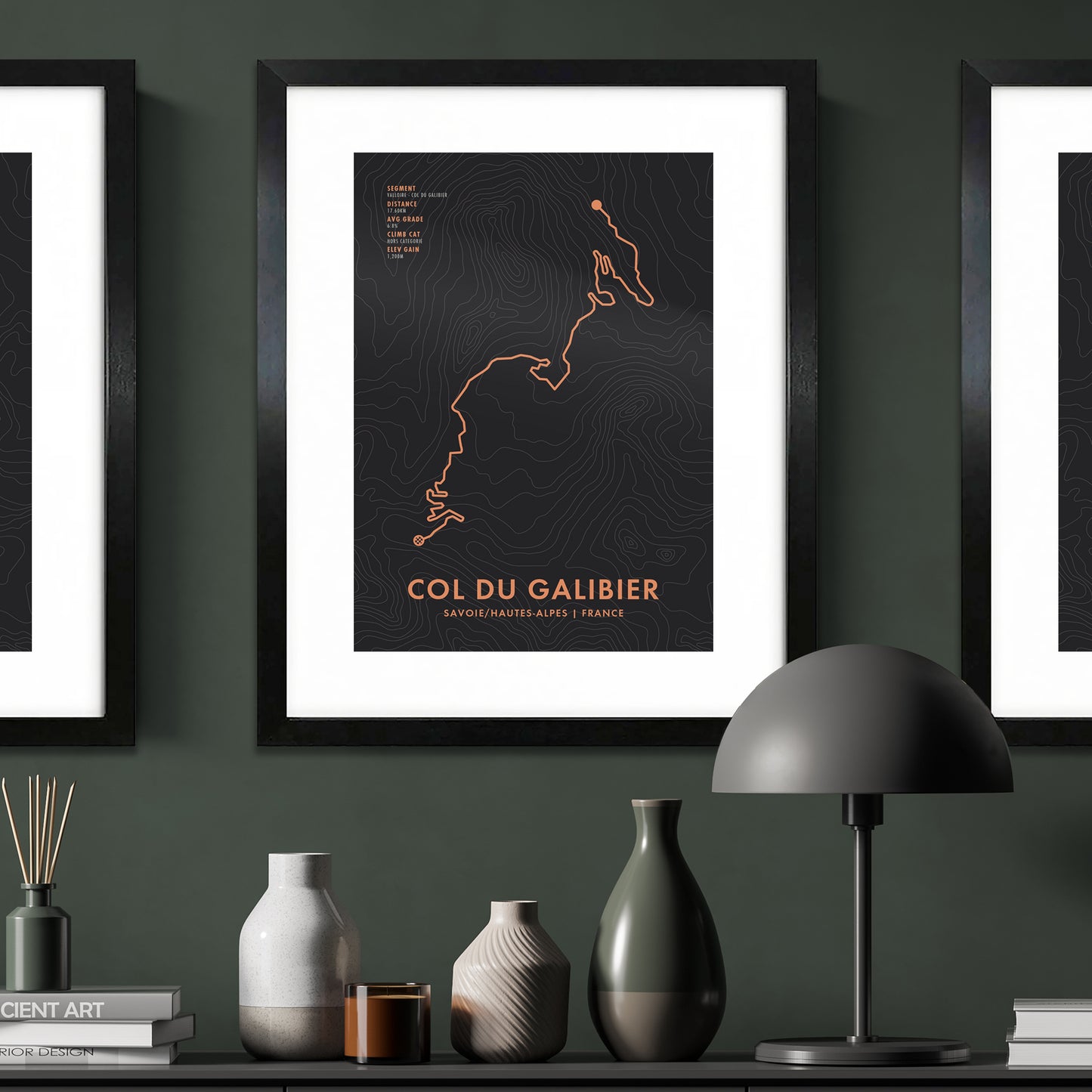 La Marmotte - Cycling Route Map Posters - 4 Epic Climbs Print Set