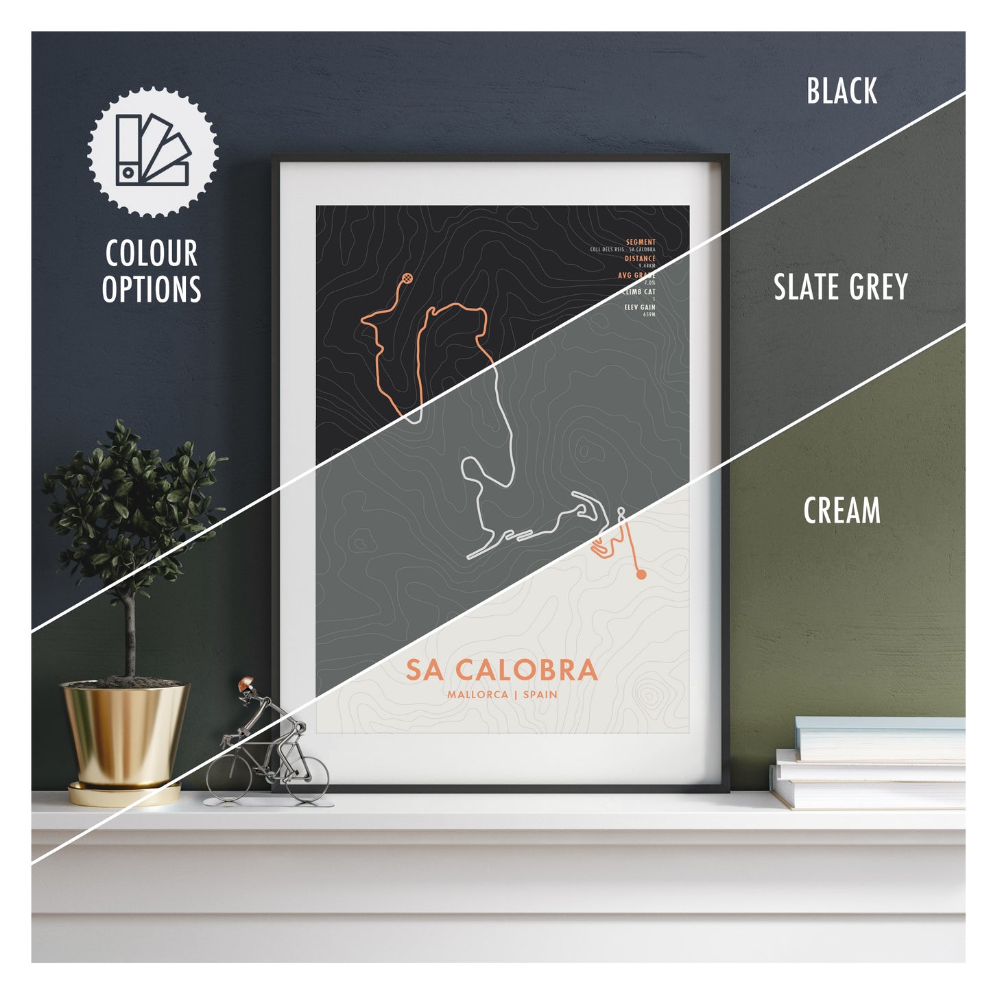 CUSTOM ORDER: Route Map Prints