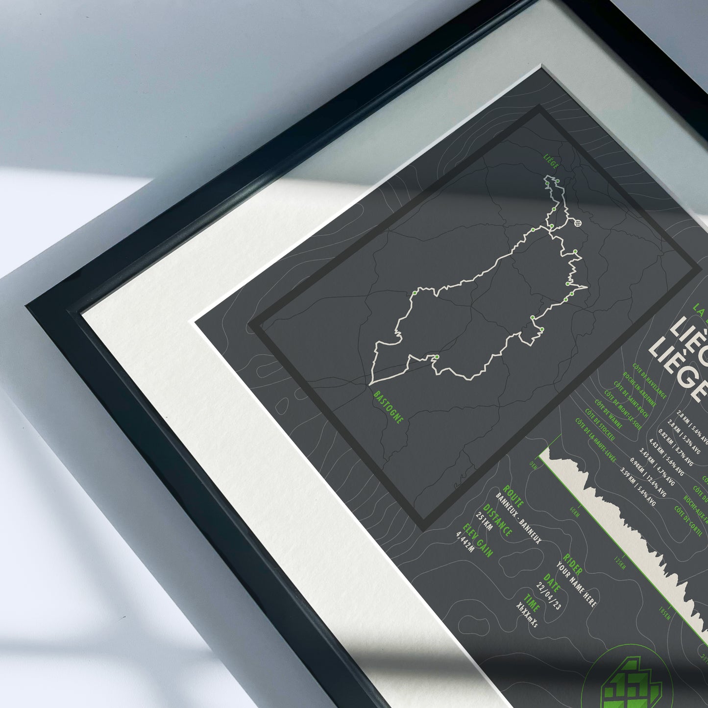 Liège-Bastogne-Liège Challenge - La Doyenne Personalised Route Map