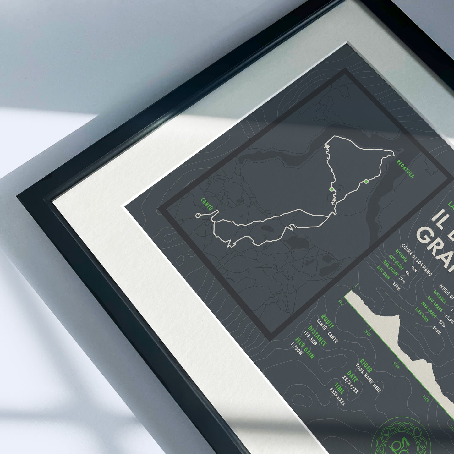 Il Lombardia Gran Fondo - Personalised Cycling Sportive Route Map