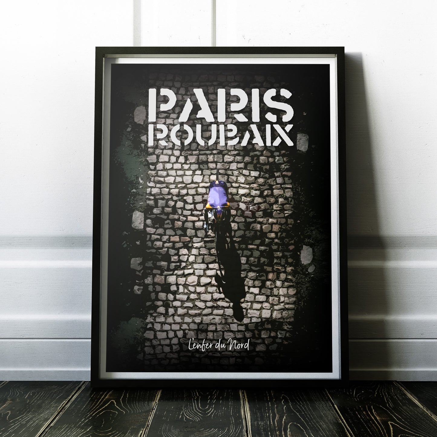 Paris-Roubaix 'Hell of the North' - Art Print Cycling Monuments Poster