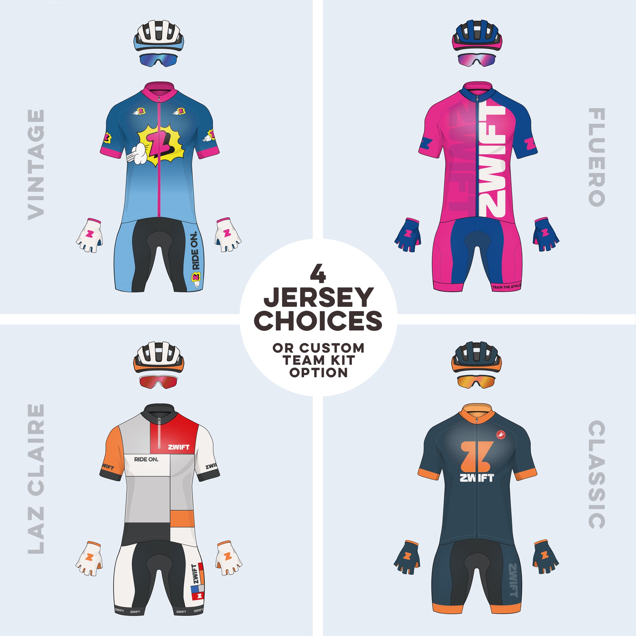 Zwift Rider & Tron Bike - Personalised Cycling Art Print – Pain Cave Prints